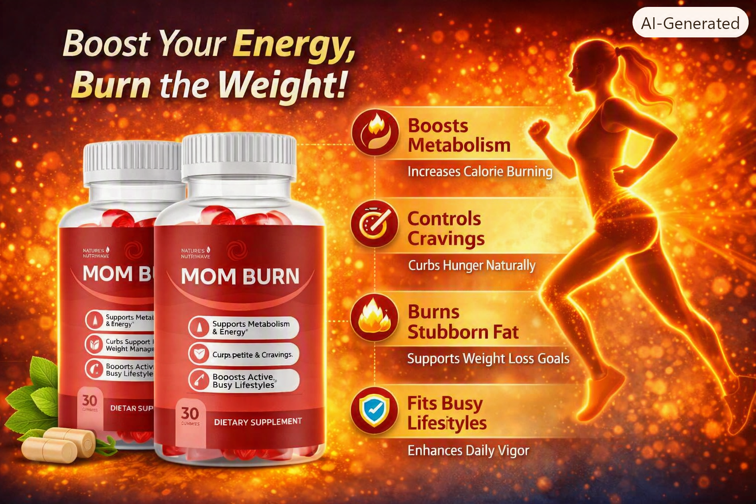 Momburn ingredients — Apple Cider Vinegar, BHB, and electrolytes